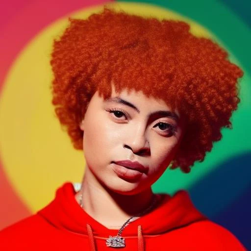Portrait of <spicto> rapping on stage, soft-light, cinematic, trending on art station, high-detail
