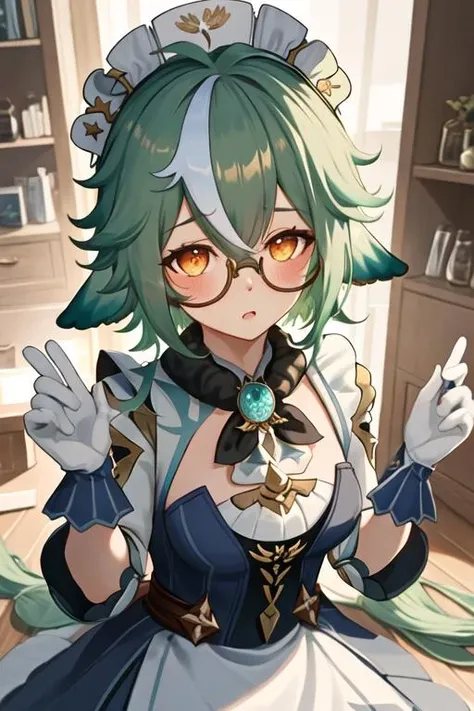 genshin impact style ((very good quality)), A magical girl, long white hair, Perfect pink eyes, Perfect star-pupupille fit, perfect face, twisted tose wick on one side of the ear, feather earrings, whole body, magician, Tactical pack, scroll, The clothes are white and gold, Magic weapons, fantasy creatures, Dynamic poses, Unique character designs, exquisite costumes,  medicine bottles, cards, standing paints, plates, hard drive, masterpieces, super details, (Bestquality, high res), super high pixels, ultra HDD, 32K, CGstation pop ----niji 5