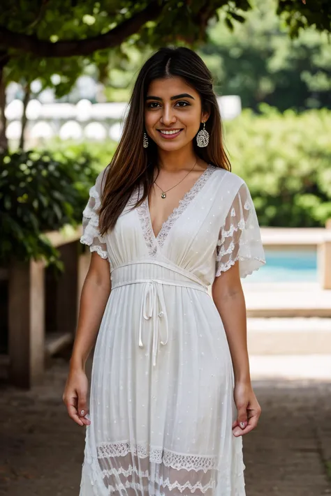 masterpiece, best quality, highres, highly detailed, (curvy:1.1), pakistani woman wearing Boho Maxi Dress, sheer Boho Maxi Dress, wide hips, london, park,1girl, short, little, cute, big boobs, petite, mini, thick thighs, (wide hips:1.3), narrow waist
<lora:CrunchyBanana_Sheer_Boho_Maxi_Dress:0.7> <lora:EnhancedDetail:0.7> <lora:eye_size_slider_v1:3>, shy smile,
