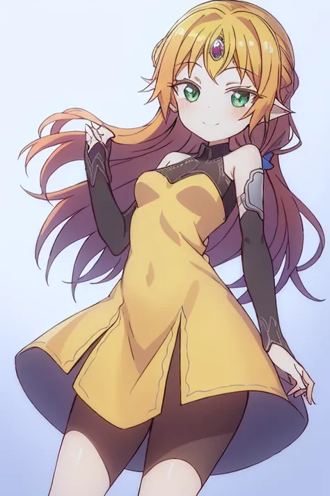 1girl, dress, princess zelda,smile, (8k, RAW photo, best quality, masterpiece:1.2),  <lora:Astaria_v10:0.7>