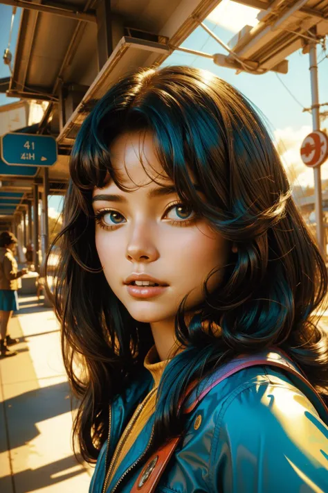 1girl, (cinema art stylized by Atom Egoyan:0.7) and (Dean Ellis:1.2) and (Gerald Harvey Jones:0.9) , vibrant art, [grand Drawing, Ukiyo-E, behance, selfie shot angle of a Ruthless Authentic ([Bat|Rectangular prism]:1.3) , and the genre is psychedelic rock from inside of a Warlike Finland, desolate blossoms and woods, Clear skies, Bokeh, Cel shading, Light and Bright, split lighting, telephoto lens, four colors, expressive brush strokes, Cross Processing, octane engine, trending on artstation::14]