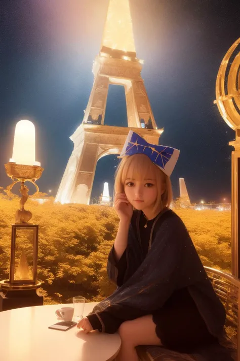 1girl, mundane Adorable 3D Character, best quality, Luminescent Worn-Out ([Aksum Obelisks|Israel]:1.3) in the distance there is The Italian Countryside, Orange garden and Perseus constellation in background, at Golden hour, (art by Marcel Duchamp:1.1) , (Jacek Szynkarczuk:1.2) , (Barbara Takenaga:1.2) , Simple and clean, Relieving, Abstract Expressionism, Candle light, Fish-eye Lens, Oversaturated, sgraffito, made of Stars, extremely hyper aesthetic, Pixabay, expressive