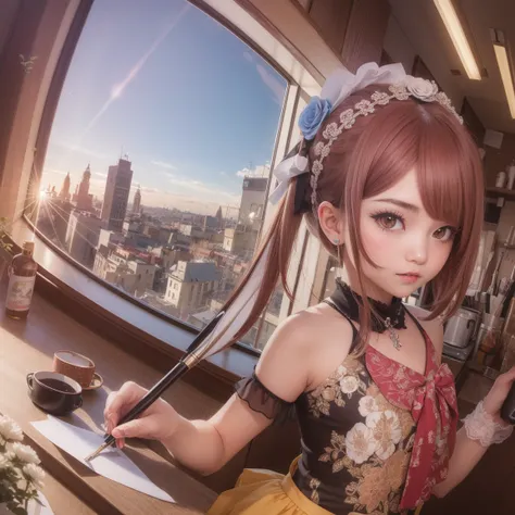 hi res, lens flare,sunlight, detailed face, detailed background, alraune, baking, expressions, ballerina, art deco, crested hair, catchphrase, product female, modeling, valley, variations, chrysanthemum, windmill, propaganda, cooking, siren \(mythology\), real life insert, mecha musume, aunt and nephew, pink rose, mature female, white rose, pug, eye focus, dystopia, teacher, tomboy, breakdance, fisheye, doting parent, villain pose, paper female, painterly, bizarro, social commentary, cardiogram, imageboard, character profile, cityscape, ground shatter, cherry, stenciled rose, hentai, <lora:eyeLora_v10:0.3>