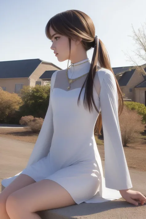 1girl, (digital art designed by Zhichao Cai:1.1) and (John Wilhelm:0.7) , magnificent Cycles render, Letterism, Rule of Thirds, side-profile of a 1950S Suburbia Avant-Garde slight Mediterranean ([Chris Evans|Saruman]:1.3) , he is sitting in a Mind-Bending Outdoor cushion, ð, he is feeling very disappointed as a Lumberjack, dressed in a very Untidy Pittoresque Bronze Shift dress from the 60's, he has Low ponytail hair, Saruman has a Characteristic [Dark ages|Neo-Tokyo] Crimson Tie, Narrow Body Chain, Petrified pond and Aurora Australis in background, Snowy, equirectangular 360, Sketch, Awe, Indirect light, Low shutter, Calotype, Elegant, Dota style, realistic beautiful face, detailed face, octane engine, UHD