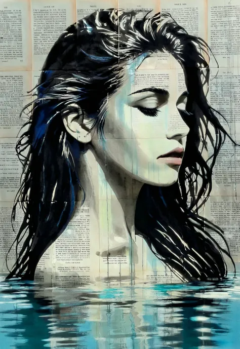 1girl, by LOUI JOVER, solo, newspaper background, portrait, long hair, black hair, nude, submerged, wet hair, water, profile
<lora:LOUIJOVER#SXDL1.0#by Loui Jover#v2.00#-000006-rs.sv_fro.0.999-nr.0128:0.85>