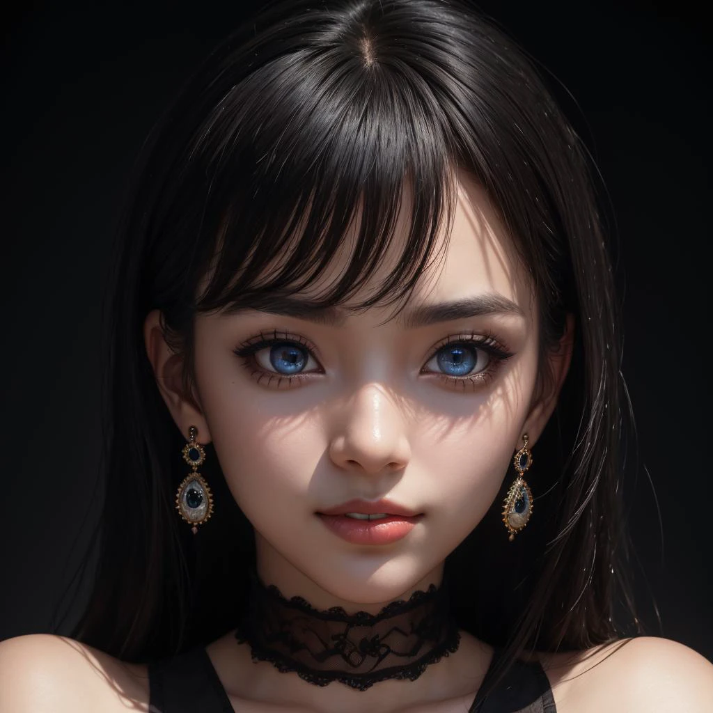 masterpiece, best quality, ultra beautifull hands detail, ultra beautifull feeds detail,(realistic, photo-realistic:1.4), (RAW photo:1.2), extremely detailed CG unity 8k wallpaper, an extremely delicate and beautiful, amazing, finely detail, official art, huge filesize, extrem ultra porn porn sexy, beautiful, ultra-detailed, extremely detailed, beautiful detailed girl, ultra wide shot, full body , extremely detailed eyes and face, beautiful detailed eyes, light on face, nsfw nsfw nsfw, (((dramatic lighting))), cute, looking at viewer, slim waist, (kpop idol), (aegyo sal:1), bangs, dark lighting, dramatic lighting, dark room, night, nighttime, (masterpiece:1.2), extrem ultra sexy porn porn girl, verry beautifull, (best_quality:1.4), (highres:1.1), (ultra-detailed:1.2), subsurface scattering, (sharp:0.9), amazing fine detail, Nikon D850 film stock photograph Kodak Portra 800 camera ultra wide lens, rich colors, lifelike texture, dramatic lighting, solo, (Polaroid dark tone low key film:1.1), (dynamic lighting), MARIN, , ((sidelighting, finely detailed beautiful eyes: 1.2)), sidelighting, ((finely detailed beautiful eyes: 1.2)), ultra-detailed, ultra high res, professional lighting, high quality makeup, beautiful detailed eyes, big eyes, :1,((red eyes)), earrings, (barbell piercing) black choker, 1girl,, grin, earrings, looking at viewer, black choker, hand towel, bathroom, (black short hair), verry skinny,
