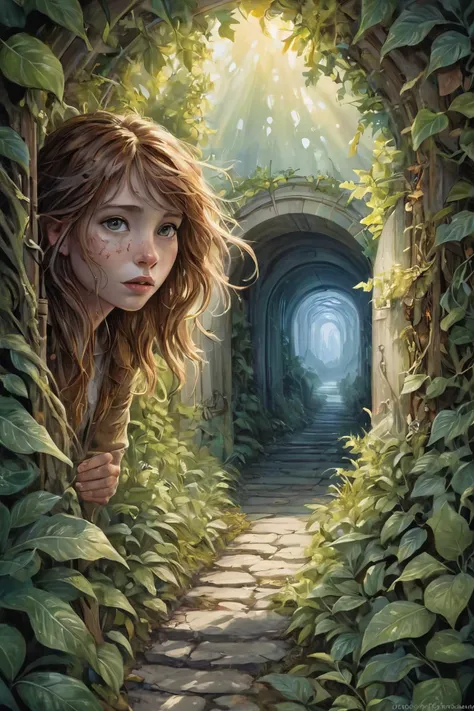 (fantasy art designed by Jody Bergsma:1.1) , detailed art, Inlay of a Lonely, Emotionally Charged [Hairy|Expressive] ("Through the lens of curiosity, ordinary moments become gateways to new discoveries and endless possibilities.":1.3) , inside a Bright Interlaken, foliage, deep focus, Disgusting, short lighting, F/2.8