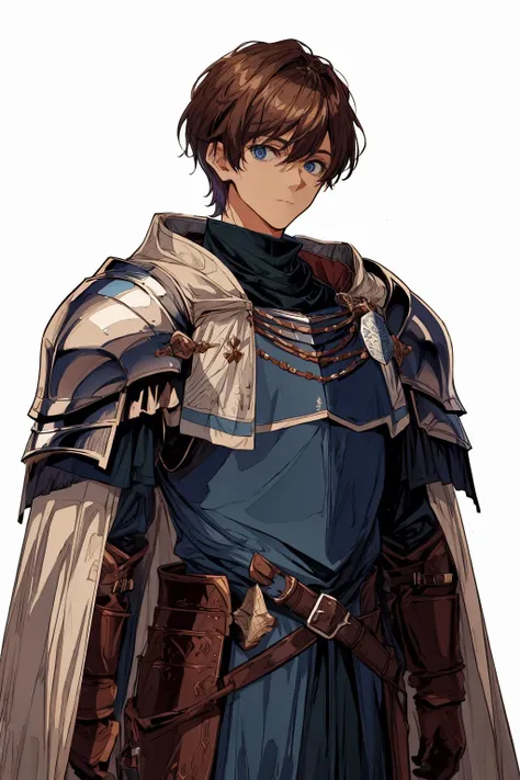 <lora:Fantasy_Classes_SD:1>,
ligne claire,flat color,
fantasy class,(knight:1.3),
1boy,young man,
cowboy shot,looking_at_viewer,upper body,
brown hair,short hair,
silver armor,armordress,armor boots,
cloak,
patterns,decoration,
(white background),
<lora:add_detail:0.8>,
<lora:ligne_claire_anime:0.8>,