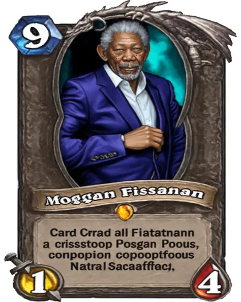 A stunning intricate full color portrait of Morgan Freeman power Hearthstone card,
epic character composition,
sharp focus, natural lighting, subsurface scattering