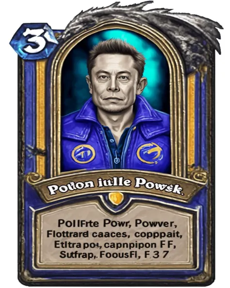 A stunning intricate full color portrait of Elon Musk power Hearthstone card,
epic character composition,
sharp focus, natural lighting, subsurface scattering, f2, 35mm, film grain