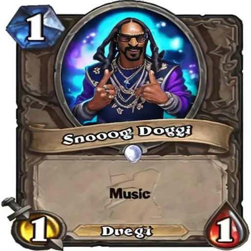 Snoop Dogg music power Hearthstone card