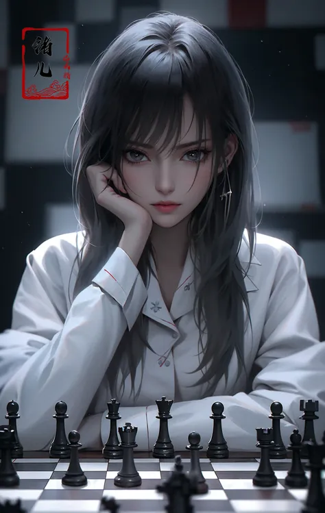 masterpiece, best quality, 32k uhd, insane details, intricate details, hyperdetailed, hyper quality, high detail, ultra detailed, Masterpiece, blurry backgrounddepth of field(wide shot, wide-angle lens,Panoramic:1.2),super vista, super wide AngleLow Angle shooting, super wide lens,
1girlsolo(chess piece:1.4)A mature facesideways glance, (cold attitude,eyeshadow,eyeliner:0.5),watery eyes,mole under eye
jewelry earringschokercleavageeyes with light,
<lora:chess_20231101014550:0.7>