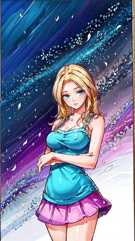 <lora:Final_Fantasy_Logo_style:0.8> monochrome, greyscale,  <lora:add_detail:0.6> BREAK,
<lora:haley:1>, serious look, blonde hair, blue eyes, blue tank top, pink skirt,  BREAK,  <lora:half-closed eyes:0.8> half-closed eyes, BREAK, Ona Farm, countryside,
 masterpiece, best quality, hyperrealistic, extremely detailed, highly quality, 4k, sharp focus, professional photograph, sharp focus, award winning, cinematic lighting, octane render, unreal engine, volumetrics dtx, Wallpaper,