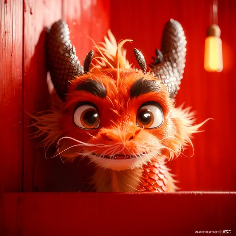 <lora:麻è¢2024-029é¾ä¸²é¨æé0.6-0.8:0.8>,red dragon,peeking out,red_theme,fangs,masterpiece,best quality,ultra-detailed,cute,holding_(logo text "2024"),
