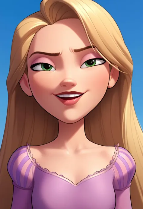 (Hyperdetailed portrait of a Princess Rapunzel), (model sexual pose, raised eyebrow, seductive look, flirting, looking at viewer), (Jabstyle), (masterpiece), (detailed image, high resolution, 5k resolution), (hyperdetailed perfectly proportional face), (highest quality, high definition, ultra high-res), (best quality, highres), score_9, score_8, score_8_up, score_7_up, score_6_up, score_4_up