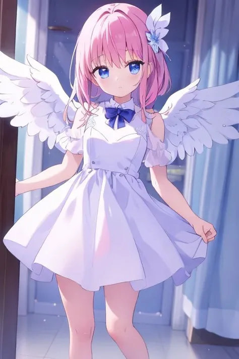 (masterpiece, best quality, beautiful)1girl, transparent, angel, held down by arms