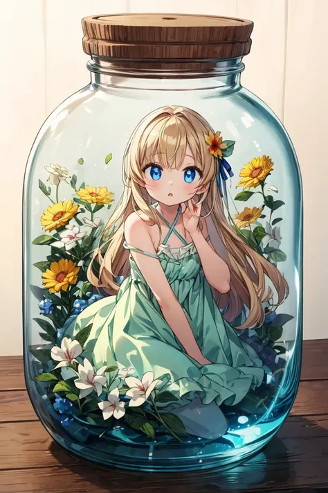girl, outoor, wearing halter_dress