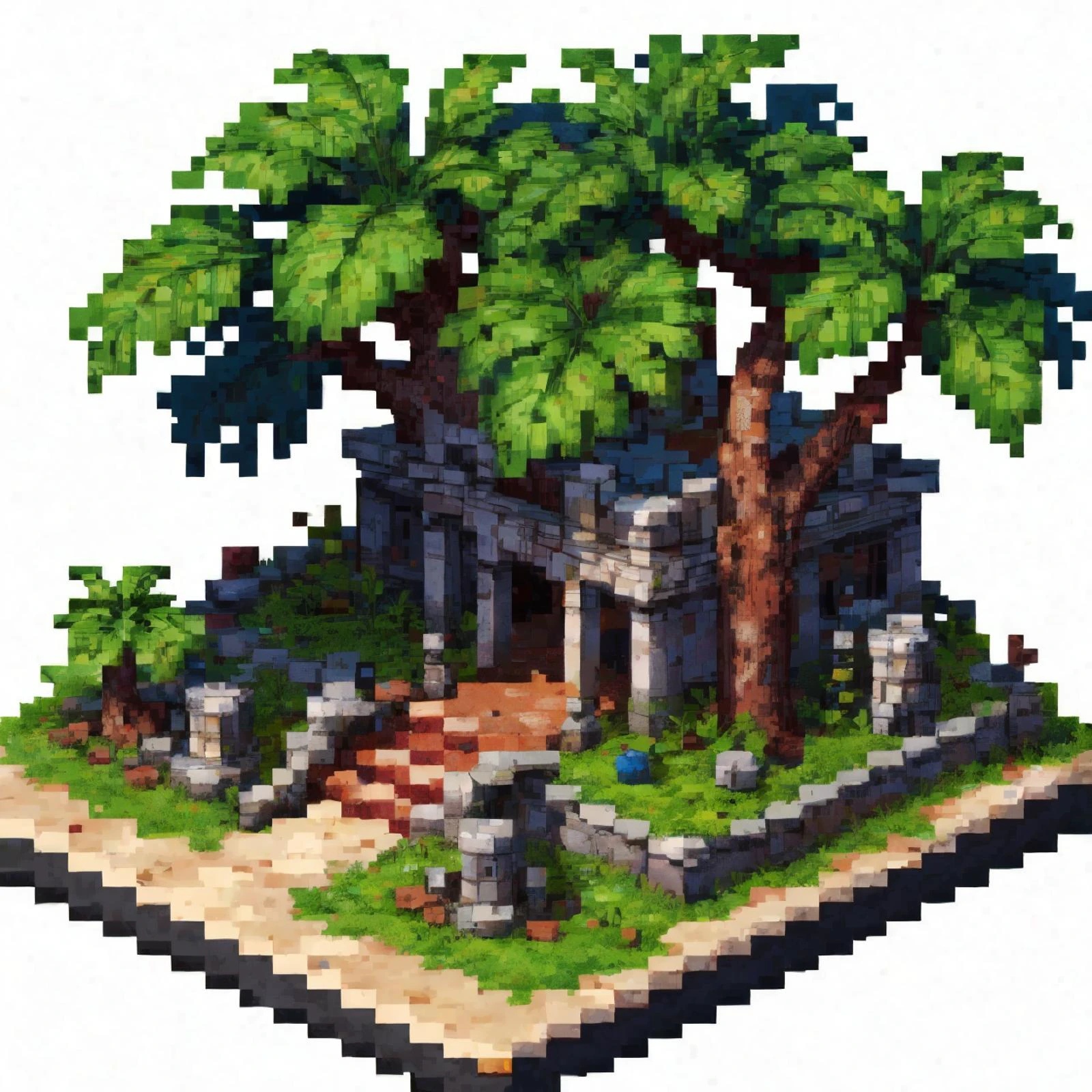 RAW photo, 8k uhd, Analog style, (Masterpiece, Best Quality, Highres:1.3), dramatic, cinematic, BREAK,
(Isometric perspective:1.4) (Pixar style:1.2) (3D model render:1.3) of little (intricate:1.2) (ancient elven beach ruins:1.3), (deck chair, stairs, (palms:1.2), cars, rocks, sand castle:1.1), (overgrown desert, sand, well, shovel:1.05), ((white background:1.1), solid background, global illumination, raytracing, modeling, HDR, octane render, unreal render, miniature:1.2), (hyperdetailed, absurdres:1.1), BREAK,
<lora:more_details:1.0>