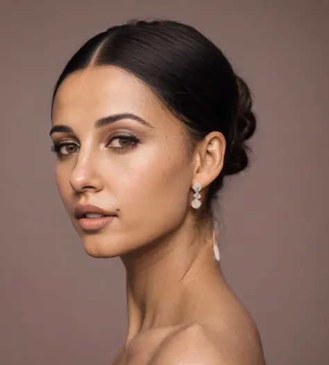 photo of NaomiS1 woman, hair bun, fully nude, extremely detailed, intricate detail, fine detail, careful detail, up close portrait, masterpiece, best quality, ultra-detailed <lora:NaomiS1lora:1.0> <lora:bun_hairstyle:0.1>