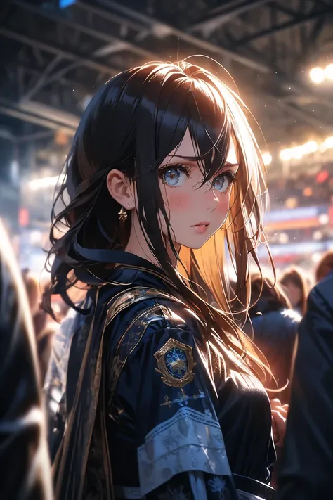 (highly detailed:1.3),
dystopian futuristic, 1girl, (Solo Focus:1.3), (masterpiece:1.3), best quality, hyper extreme detailed, (upper body:1.3), detailed face, bright playful eyes, detailed pupils, (realistic:0.3), female, fantasy, BREAK controlled by her fans, bimbopunk, masterpiece, award winning photography, lighting, perfect composition, high detail,dramatic lighting, epic, specular lighting,
Ultra-detail,(highres:1.1),best quality,(masterpiece:1.3),cinematic lighting,
(highly detailed face and eyes:1.3),