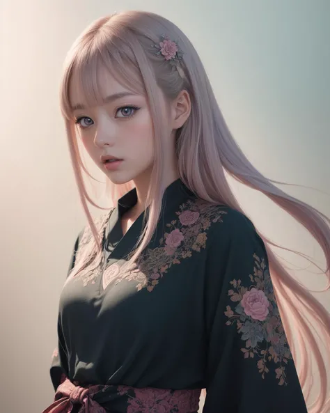 (1girl:1.2),(masterpiece:1.4, best quality),medium breasts,(intricate details),unity 8k wallpaper,ultra detailed,(pastel colors:1.3),beautiful and aesthetic,see-through (clothes),detailed,solo, aesthetic, wlop, trending on artstation, deviantart, anime key visual, 8k uhd, A style of drawing that uses traditional drawing tools and techniques to create visually striking and expressive pieces of art, A style of drawing that emulates the distinctive visual style of Japanese anime and manga, often featuring colorful characters with large eyes and exaggerated expressions, (upper body), (cowboy shot),