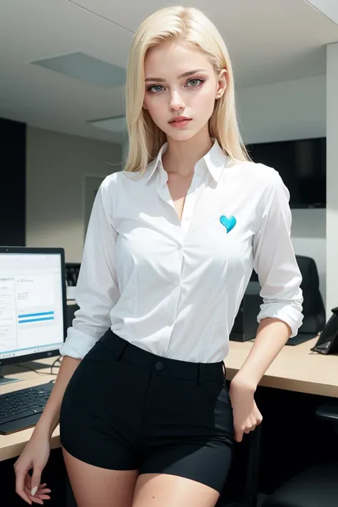 score_9, score_8_up, score_7_up, score_6_up, heart shaped face, 1girl, (23 years old), fit woman, office, seduction, shirt on, butt, teasing, pulling down pants, business casual clothes. secretary, slim, imperfect, natural beauty, body freckles, small breasts, natural breasts, tan lines, glistening skin, blue eyes, (semi realistic), nice eyes, random hairstyle,
( Asian-Less:1.3)