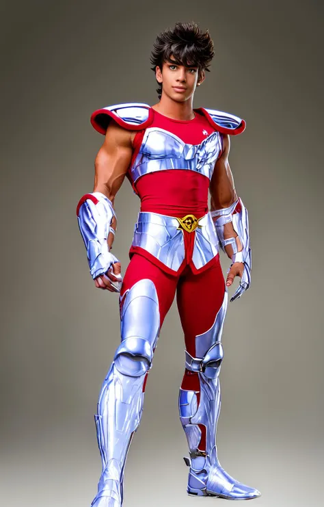((best quality)), ((masterpiece)), ((realistic)), (detailed)
muscular boy, narrow waist, Slim waist, <lora:Pegasus_Seiya_1st_Bronze:1>
"pegasus seiya"
"1st bronze armor"
"white chest armor"
"white boot armor"
"white shoulder armor"
"white fingerless glove armor"
"white waist armor"
"red bodysuit under armor"
"full body"
"red bodysuit under armorpegasus seiya"
"upper body"
"white should armor"