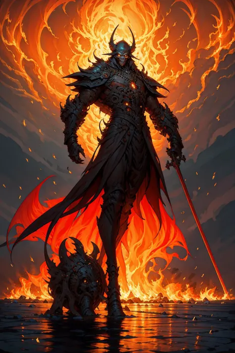 monster,(lake),<lora:eclipse fire:0.85>