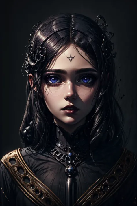masterpiece, best quality, ultra-detailed, solo, 1girl, portrait, 4k, 1girl, detailed face, <lyco:perfecteyes:1.0> perfecteyes eyes, <lyco:pseudo_daylight:1.0>, <lora:MISC_ADD_DETAIL:1>,1girl, solo, <lora:MISC_VOID_ENERGY:0.6> <lora:MISC_GOTHGIRL:0.4>, gothgirl, <lora:MISC_NOISE_OFFSET:1>