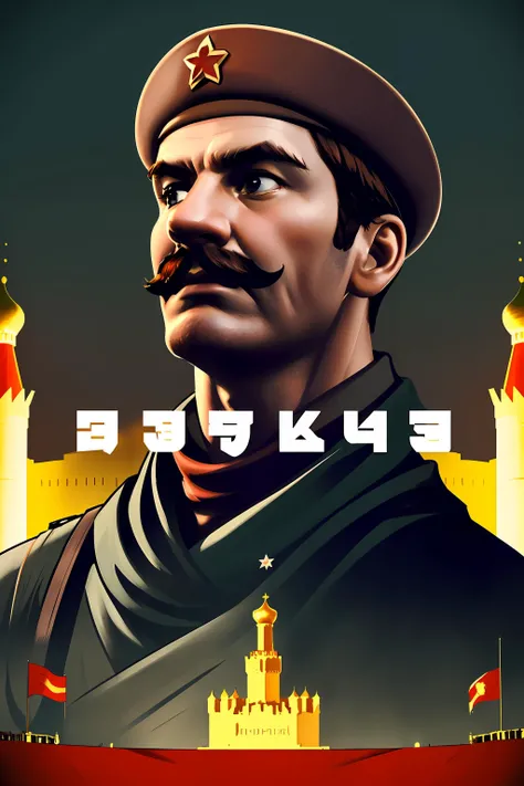 cinematic film still, Portrait shot of Luigi, Soviet propaganda, <lora:Luigi:0.9> mustache, short hair,
soviet coat of arms, wearing white soviet military tunic, soviet russian moscow city, kremlin,
extreme low angle, (masterpiece) (best quality) (detailed) (8k) (cinematic lighting) (sharp focus) (intricate)
<lora:Soviet_propaganda:0.5>