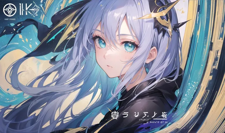(highest quality, master's work, ultra-detailed, hires:1.3), 8k wallpaper,
1 (expressionless) girl from side, (solo), from side, ((beautiful detailed eyes)), shaded face,(balanced face:1.1), sketch, (negative space:1.1), (movie poster), (border), (text,logo) , ({eyes|eyes|pupils}:1.1), (halo), (colored in {blue|black|grey|green|aqua|purple|(gold:0.9)}), (vivid and intense color), ({flagments| fluid| ink| star traces| big moon} at background), focus on face, (graphic design),