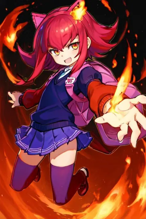 <lora:annieFromLeagueOf_annieV1:1> annie \(league of legends\), backpack, miniskirt, school jumper, (flames:0.8), (flames:0.3), , <lora:large_insertion_v0.1-000003:1.5>