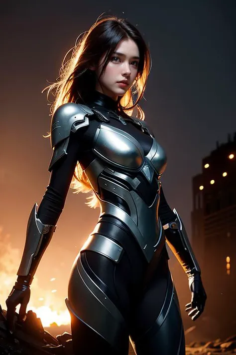 1 girl, cinematic light epic shot action pose beautiful model with half computer code body and half human in a combat zone, battlefied, universe made of mirror, Portal rupture in time, insanely detailed and intricate, lord of the ring concept art, backlight
<lora:TWbabe8:0>