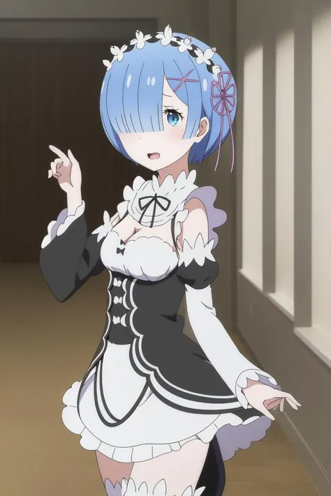 <lora:RemV1:0.7> rem \(re:zero\), dynamic pose, 8k, masterpiece, absurdres, anime,