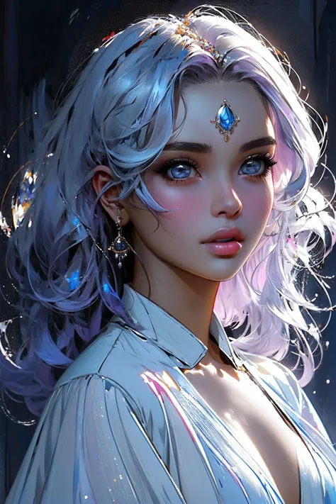 <lora:ALi_No_Cry-v18:0.8> <lora:nijiexpressive-v2:0.4> <lora:epi_noiseoffset-v2:0.6> <lyco:envy-elegance:0.4> masterpiece, best quality, digital painting, extremely detailed, highly detailed, intricate details, (cowboy shot:1.3) of a beautiful white haired celestail goddess, divine ethereal beauty, wearing a (crystal crown:1.1), detailed beautiful eyes, full moon, style-swirlmagic, witchcraft, glitter, black pastel, fantasy style, elegant pose, artstation, smooth, sharp focus, illustration by michelle del campo, artgerm, omar ortiz, rob hefferan