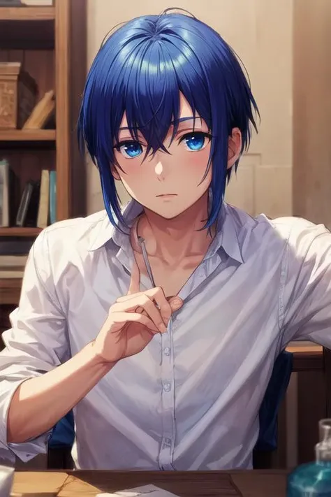 masterpiece, best quality, sketch, 1boy, solo, male focus, looking at viewer, , , <lora:reito_mizuhara:0.70>, reito_mizuhara, blue hair, blue eyes, , , ancient rome,