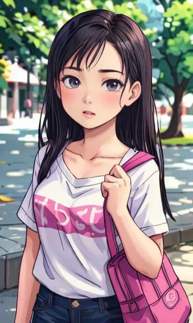 1girl, 20s, college, around campus, bokeh, portrait, <lora:lcm:1> <lora:vicky_kyo:1>