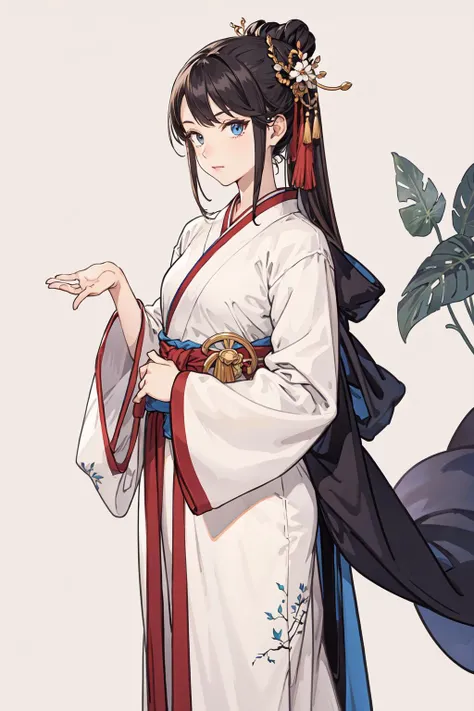 best quality,detailed background,girl,detailed_hand, hanbok