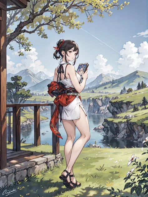 high_resolution,best quality,detailed background,girl,landscape,oriental