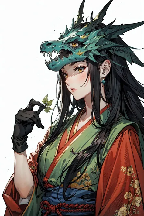 (best quality), oriental detailed background,monster