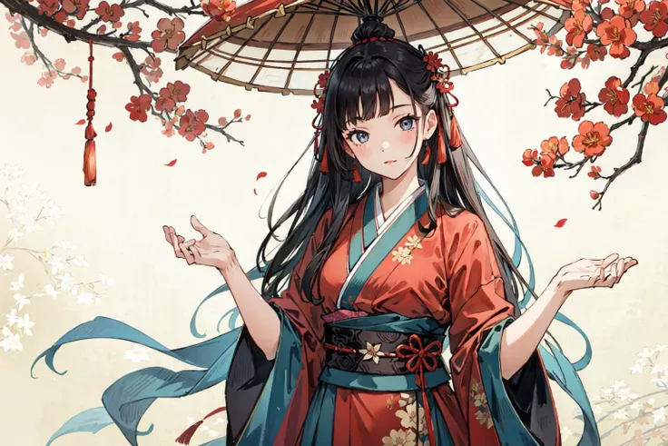 (best quality), girl,oriental detailed background,