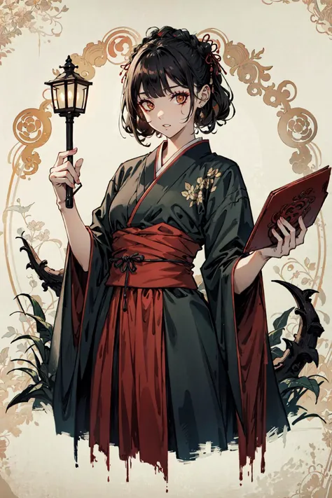 (best quality), oriental detailed background,zombie