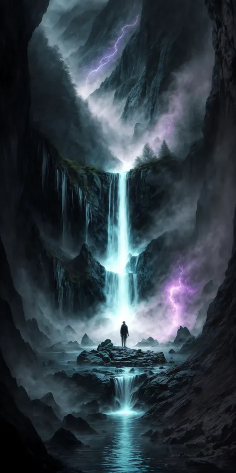 <lora:add_detail:1> <lora:epi_noiseoffset-v2:0.6> <lora:style-kvoidenergy:1> life is a waterfall, we're one in the river, and one again after the fall, swimming through the void, we hear the word, we lose ourselves, but we find it all, 'cause we are the ones that want to play, always want to go, but you never want to stay, and we are the ones that want to choose, always want to play but you never want to lose, aerials in the sky, when you lose small mind, you free your life, digital drawing, (v0id3nergy:1.1), masterpiece, best quality, photorealistic, accurate, clean focus, full sharp, 16k, 8k, ultra highres, absurdres, highres