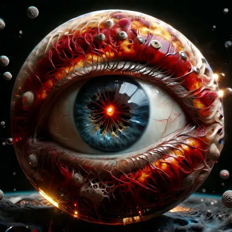 astounding,masterpiece,intricate,spectacular,vivid,photorealistic,galaxys and nebulas in the form of an eye,dramatic,beauty,elemental,8k,raytracing blood vessels, blood veins, bloodshot <lora:dvr-frft:0.8> dvr-frft <lora:more_details:0.8>