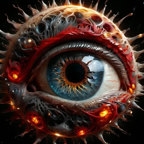 astounding,masterpiece,intricate,spectacular,vivid,photorealistic,galaxys and nebulas in the form of an eye,dramatic,beauty,elemental,8k,raytracing blood vessels, blood veins, bloodshot <lora:dvr-frft:0.8> dvr-frft <lora:more_details:0.8>