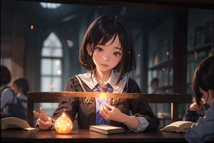 (depth of field:1.4),(blur:1.3),(very detailed:1.4),(high resolution:1.1) BREAK
(A powerful magic school where students learn to harness the elements:1.3) BREAK