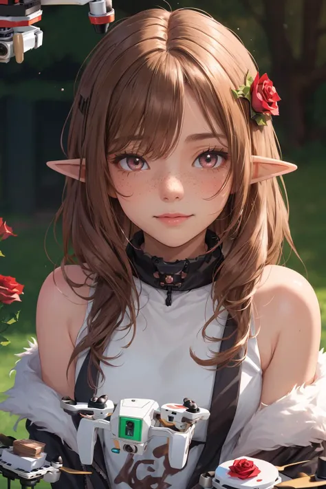 (depth of field:1.4),(Drone Shot:1.4),(blur:1.3),(very detailed:1.4),(high resolution:1.1) BREAK
(Fish:1.2) BREAK
1girl,(Elf:1.1),(Satisfied:1.2),(Looking over the shoulder:1.2),long Balayage (any color combination) hair,freckles on face,(Brown and rose gold balayage eyes:1.3) BREAK
(Floral bouquet pattern Ripped and frayed edges on a well-loved teddy bear:1.2) made of (Faux fur material:1.2) BREAK