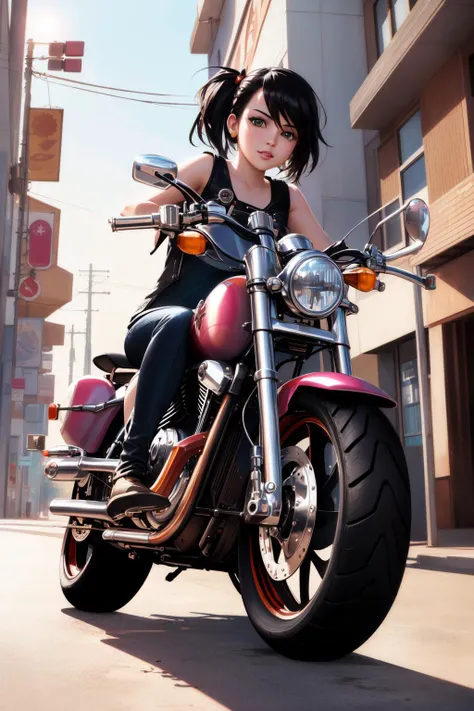 1girl, (stylized by Dustin Nguyen:1.3) , watercolor art, detailed Cinematic still, hyper detailed, Street level shot of a ([Chimpanzee:Harley-Davidson:2]:1.3) , the Chimpanzee is very Pastel and Evil, near Shabby indoors, Mauve grass and Alpha Centauri in background, Winter, Wide view, Illustration, Guilty, award winning, Orphism, flat lighting, F/1.8, Infrared, caustics, League of Legends Splash Art, 8K, trending on CGSociety