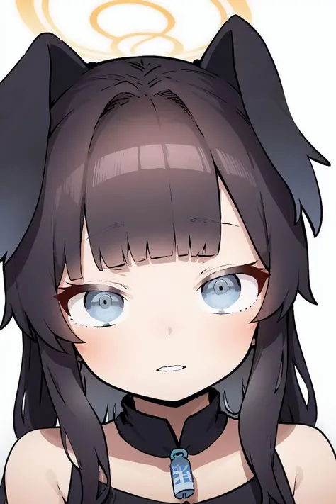 masterpiece, <lora:yamamoto_souichirou-48:1>
yamamoto_souichirou, 1girl, solo, <lora:chara-hibiki-v3:1>, hibiki \(blue archive\), black hair, animal ears, halo, jaggy lines