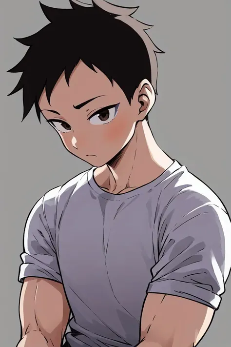 masterpiece, <lora:yamamoto_souichirou-48:1>
yamamoto_souichirou, 1boy, solo, black hair,brown eyes, simple background, muscular, shirt